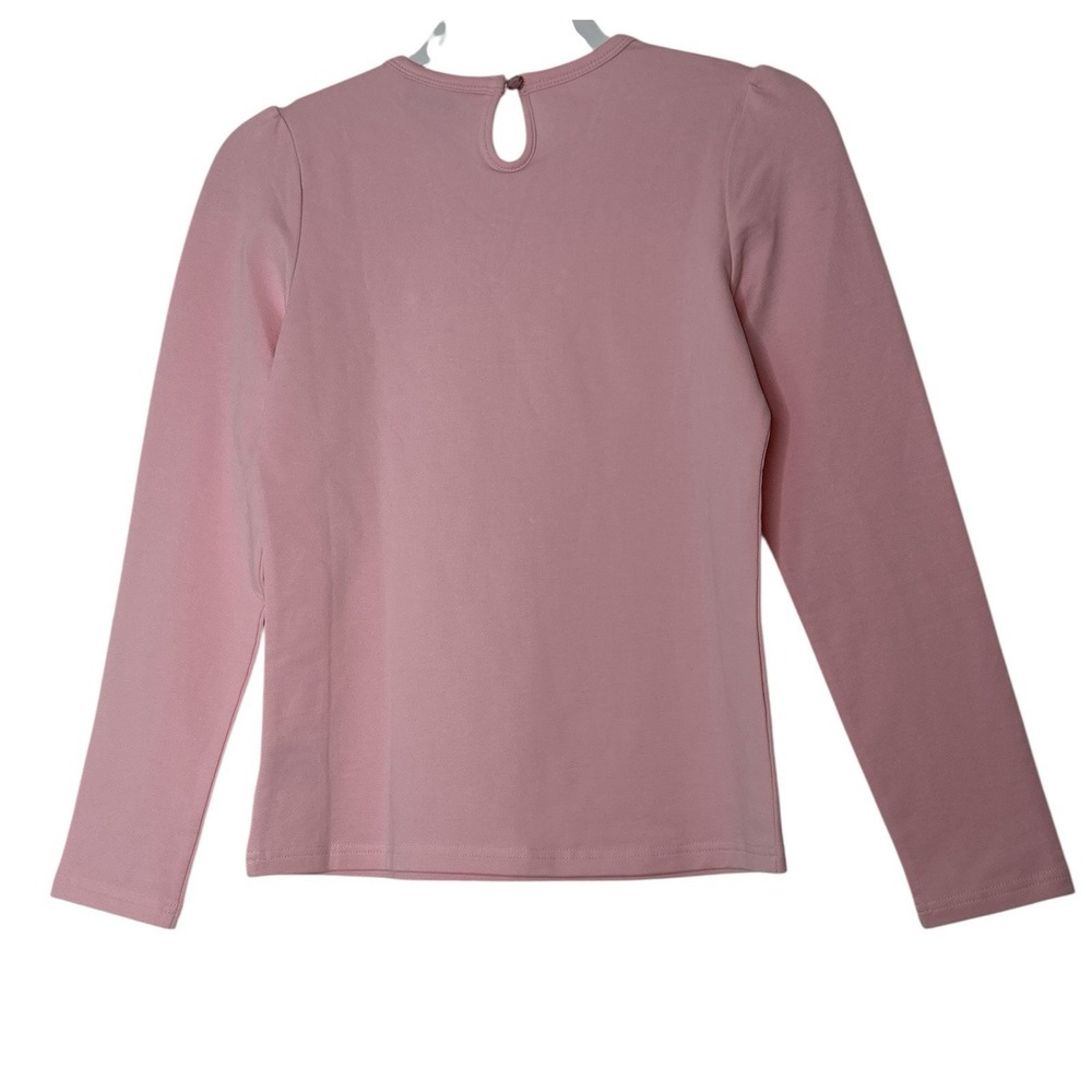 Roberta di Camerino Top Womens XS Made Italy 150-14 Pink Long Sleeve Stretch New - Picture 2 of 10